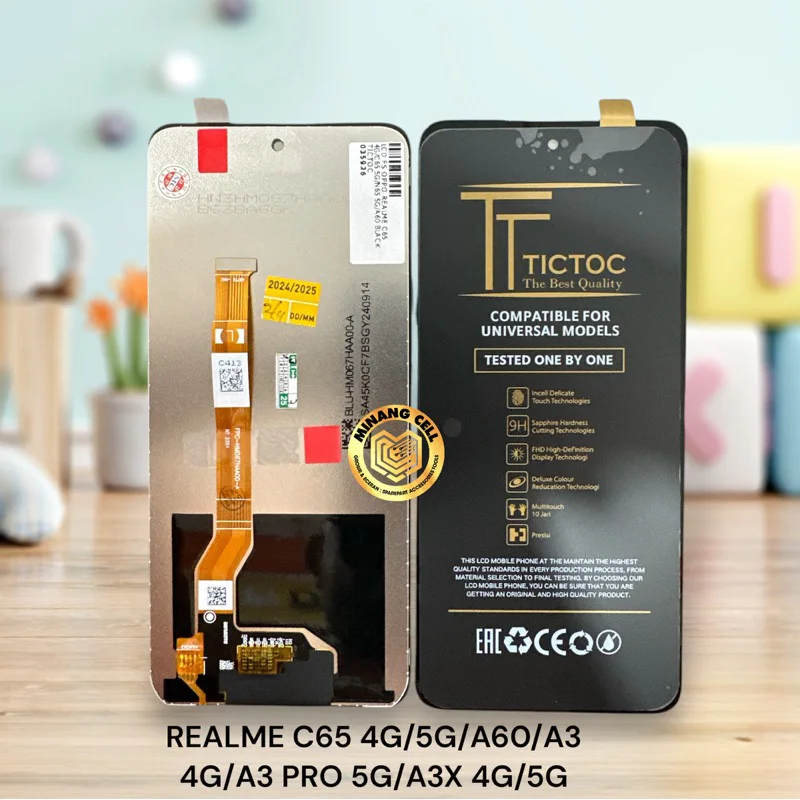 Realme A6 4G Ekran Dokunmatik Orijinal Çıtasız Ürün (Çerçevesiz)