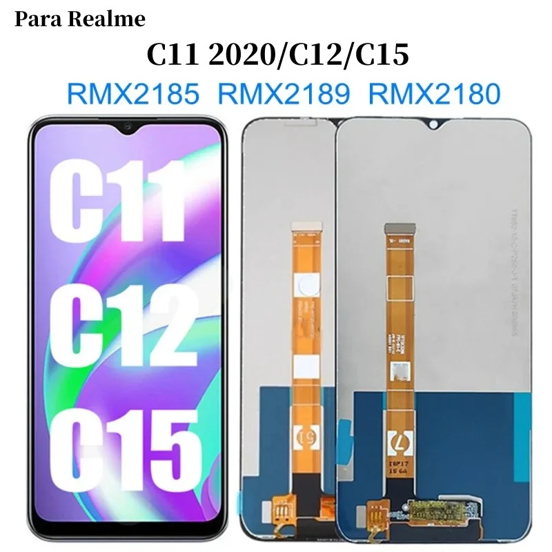 Realme C11 2020 Ekran Dokunmatik Orijinal Çıtasız Ürün (Çerçevesiz)