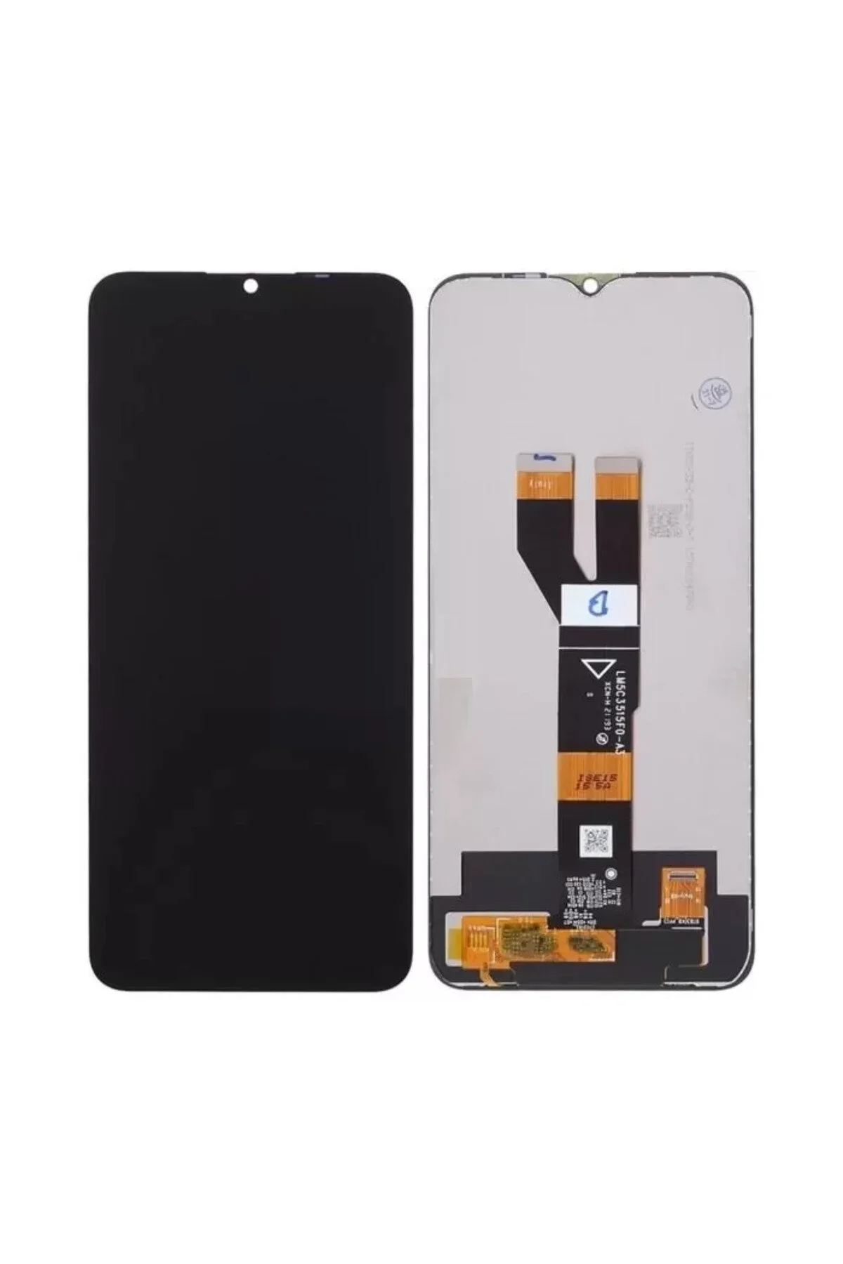 Realme C21 Back Çıtalı Ekran Dokunmatik Siyah Orijinal
