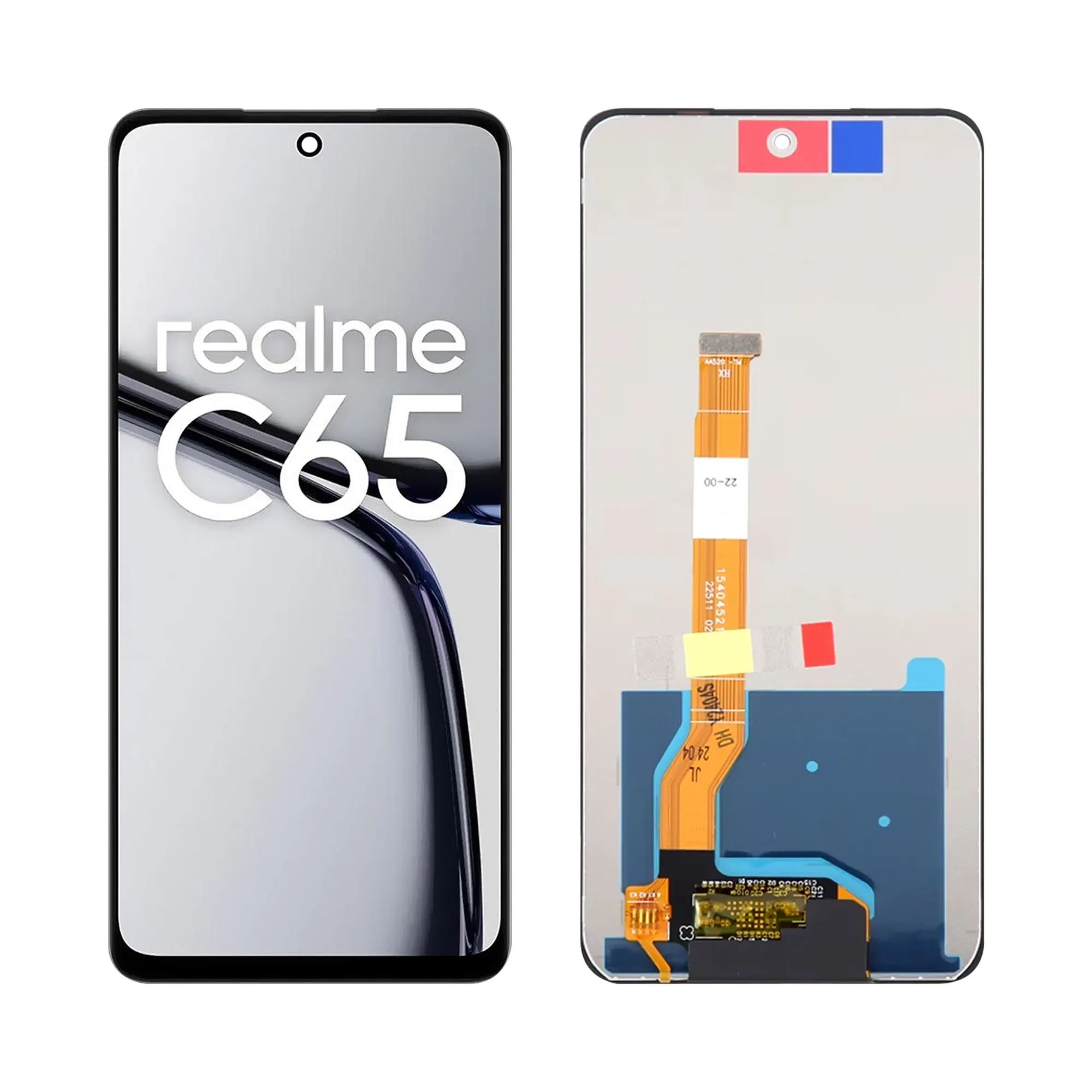 Realme C65 Ekran Dokunmatik Orijinal Çıtasız Ürün (Çerçevesiz)