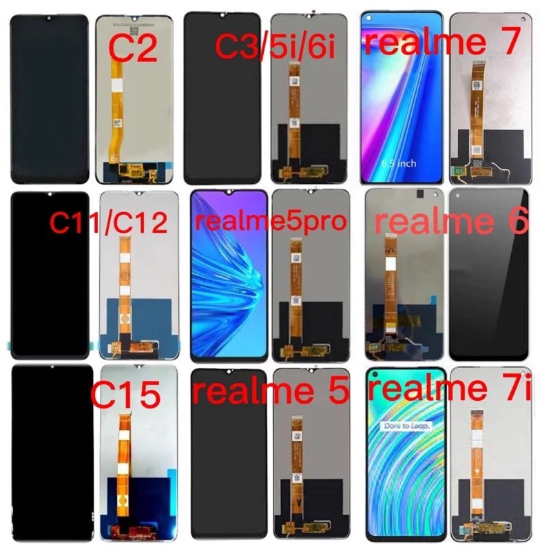Realme C72 Ekran Dokunmatik Orijinal Çıtasız Ürün (Çerçevesiz)