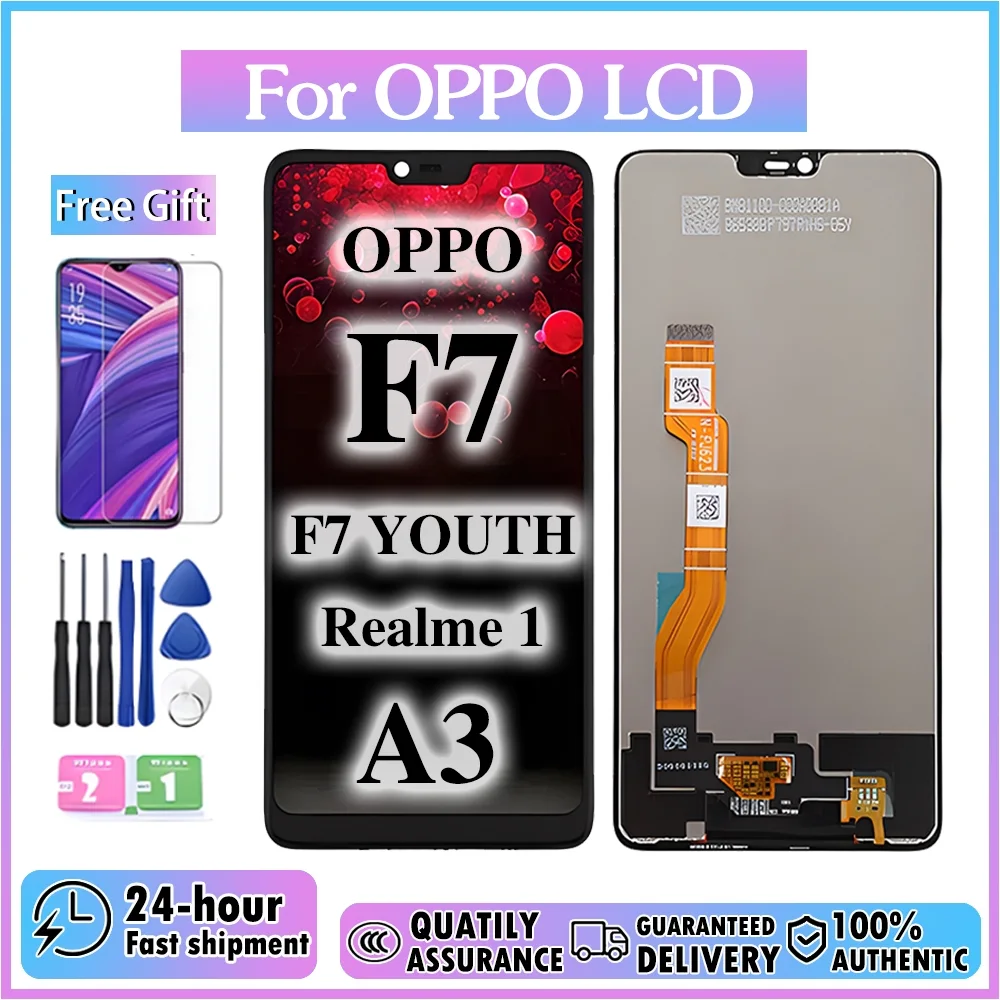 Realme F7 Ekran Dokunmatik Orijinal Çıtasız Ürün (Çerçevesiz)