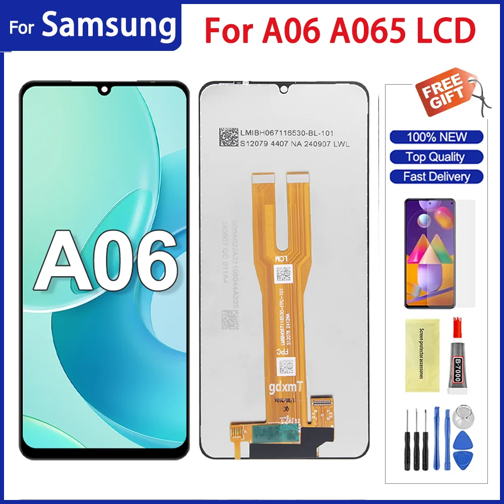 Samsung A06 4G Çıtalı Ekran Dokunmatik Orijinal