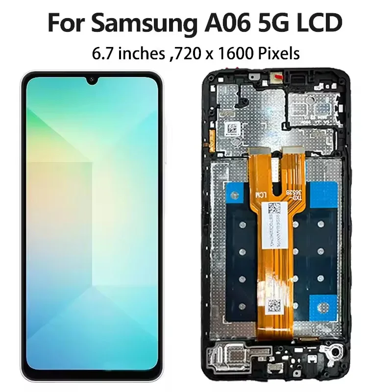 Samsung A06 5G Çıtalı Ekran Dokunmatik Orijinal