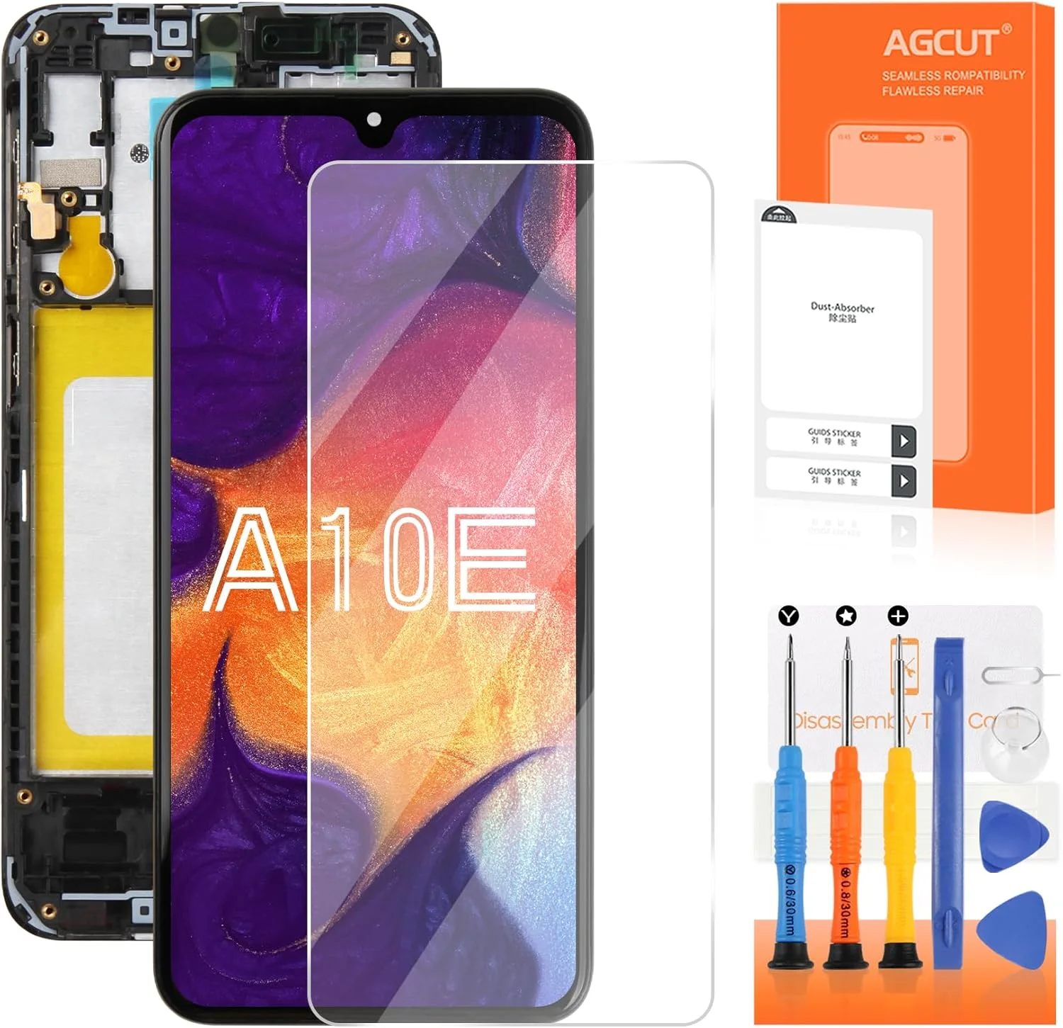 Samsung A10e Ekran Dokunmatik Orijinal Çıtasız Ürün (Çerçevesiz)