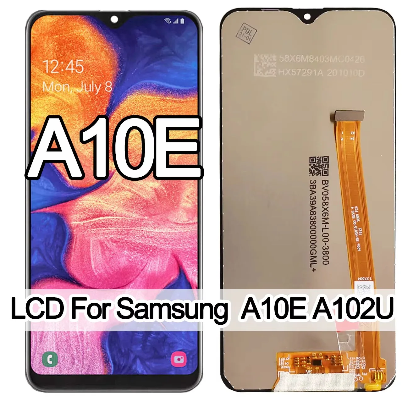 Samsung A10e Ekran Dokunmatik Orijinal Çıtasız Ürün (Çerçevesiz)
