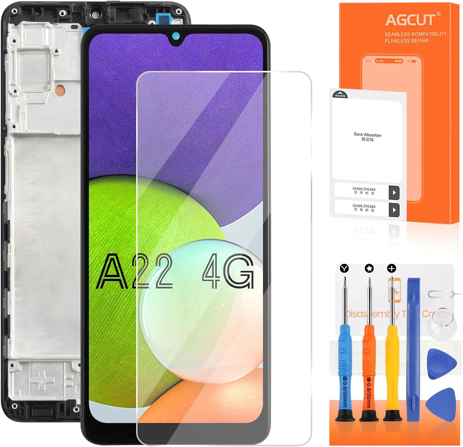 Samsung A22 4G Çıtalı Ekran Dokunmatik A Plus Kalite Ürün