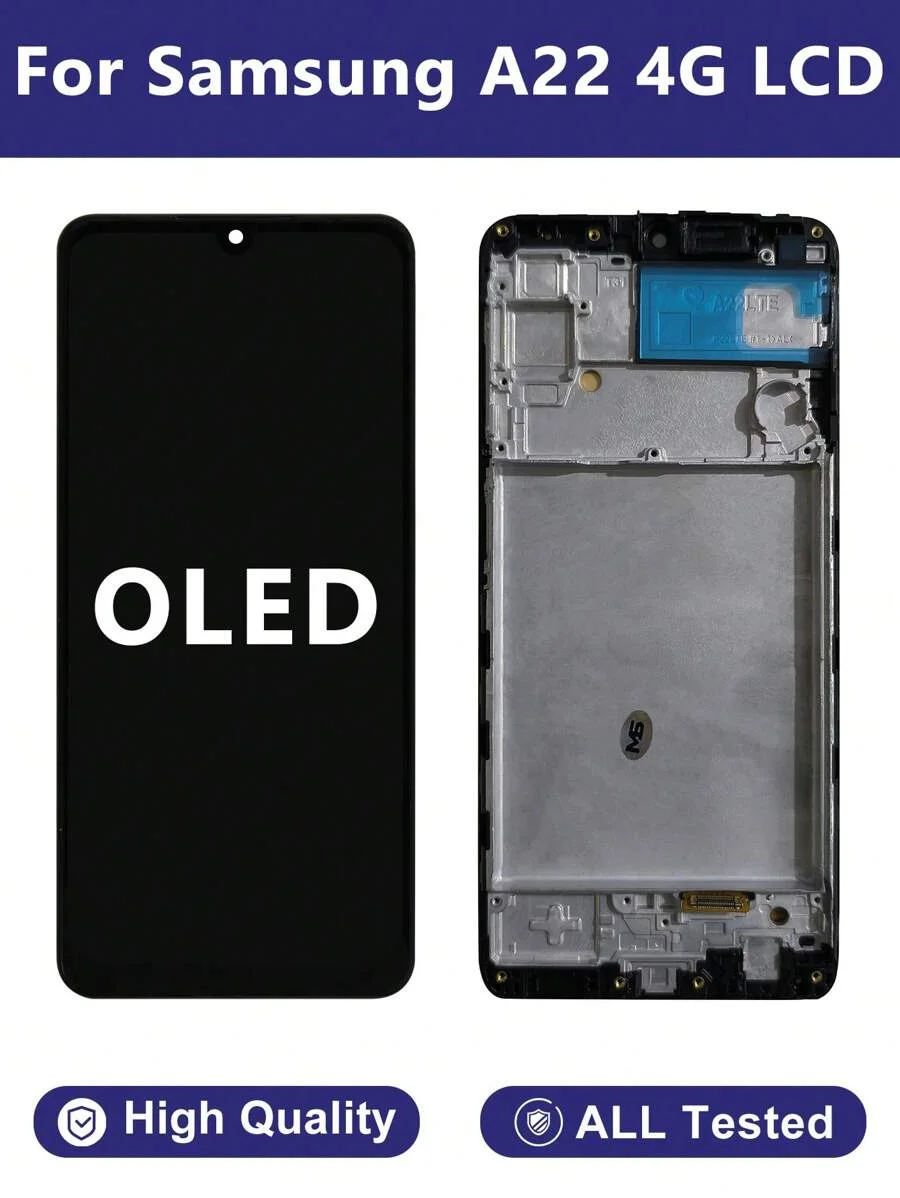 Samsung A22 4G Çıtalı Ekran Dokunmatik OLED