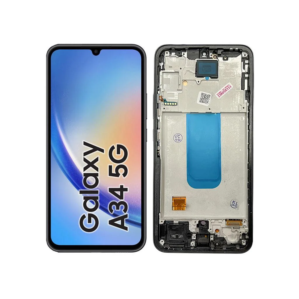 Samsung A34 5G Çıtalı Ekran Dokunmatik OLED