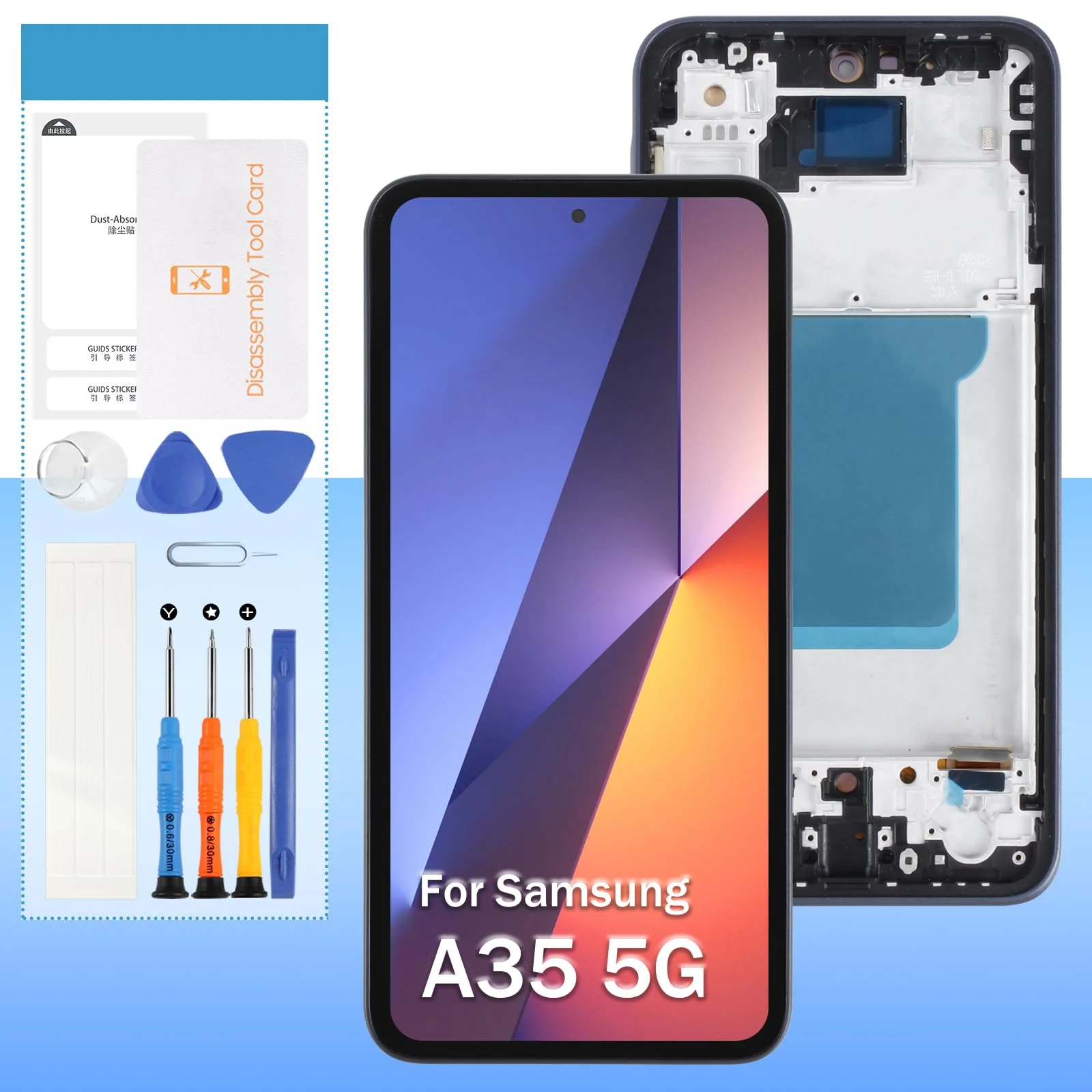 Samsung A35 5G Çıtalı Ekran Dokunmatik OLED