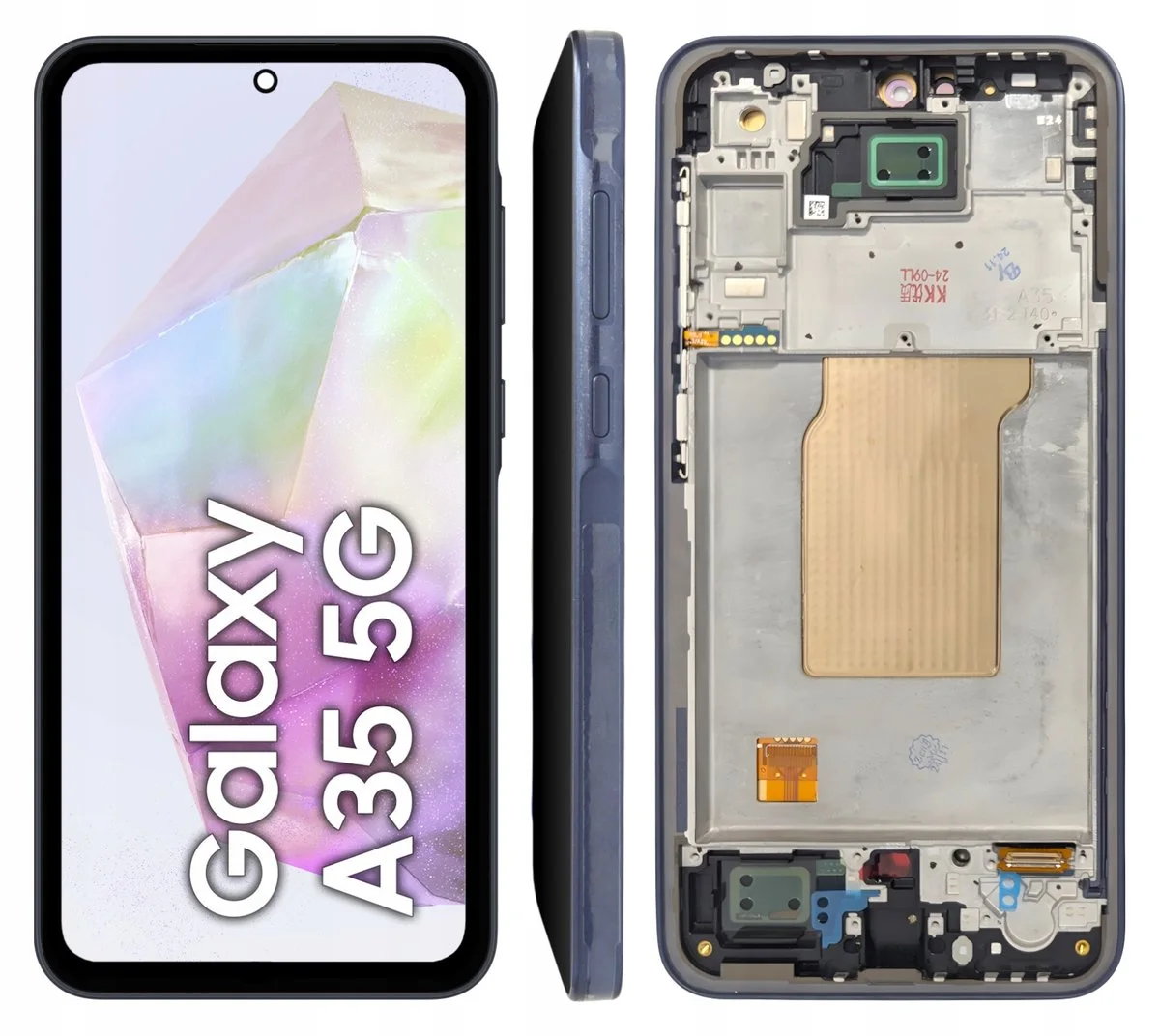 Samsung A35 5G Çıtalı Ekran Dokunmatik OLED