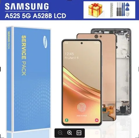Samsung A52s 5G Çıtalı Ekran Dokunmatik OLED
