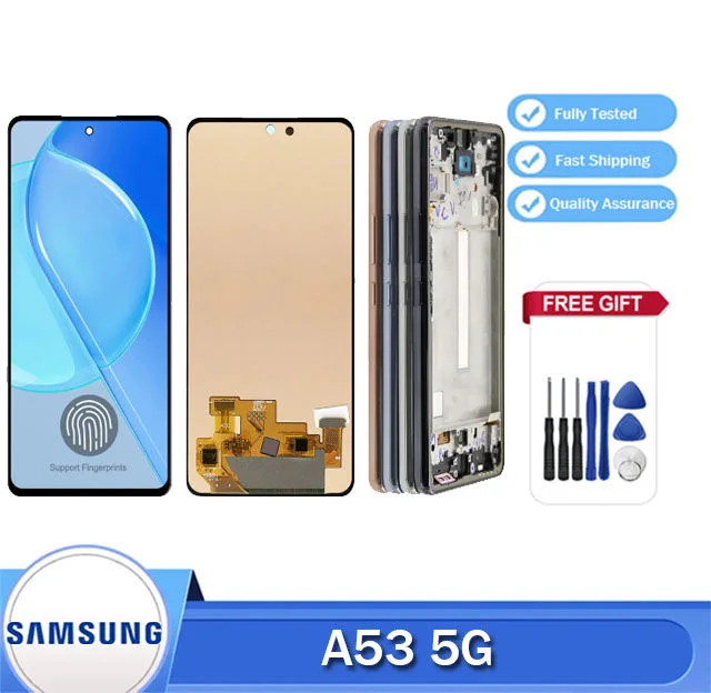 Samsung A53 5G Çıtalı Ekran Dokunmatik OLED