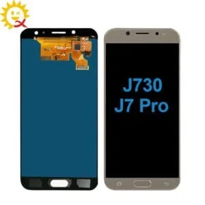 Samsung J730 Ekran Dokunmatik Gold OLED Çıtasız (Çerçevesiz)