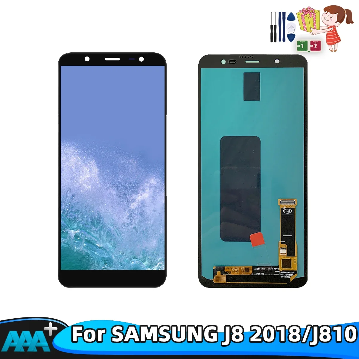 Samsung J810 Ekran Dokunmatik OLED Çıtasız (Çerçevesiz)