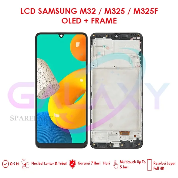 Samsung M32 Çıtalı Ekran Dokunmatik OLED