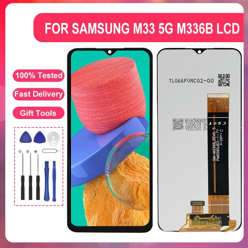 Samsung M33 5G Çıtalı Ekran Dokunmatik Orijinal