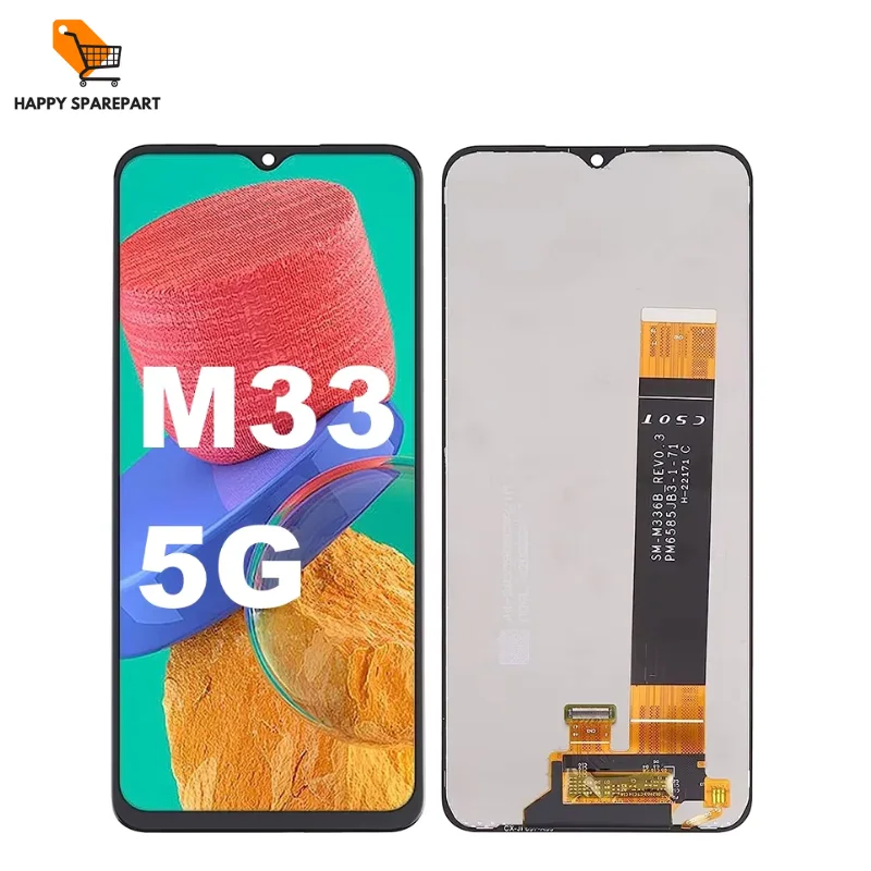 Samsung M33 5G Ekran Dokunmatik Orijinal UNIVERSAL Çıtasız (Çerçevesiz)