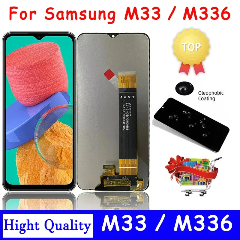 Samsung M33 5G Ekran Dokunmatik Orijinal UNIVERSAL Çıtasız (Çerçevesiz)