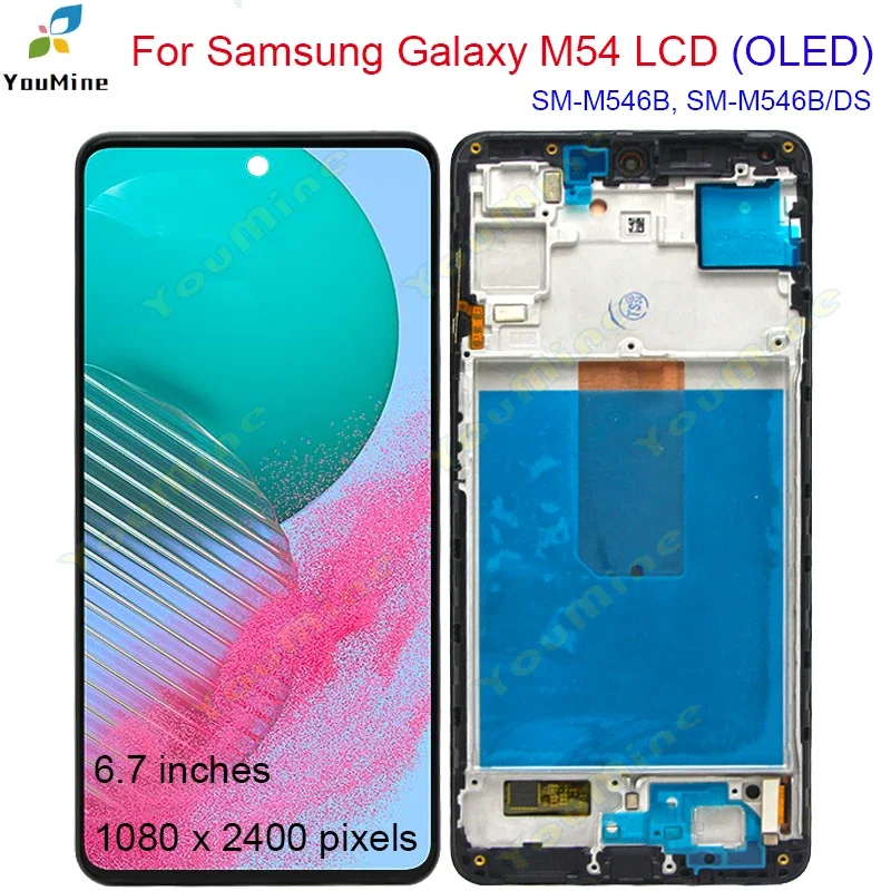 Samsung M54-5g Çıtalı Ekran Dokunmatik OLED