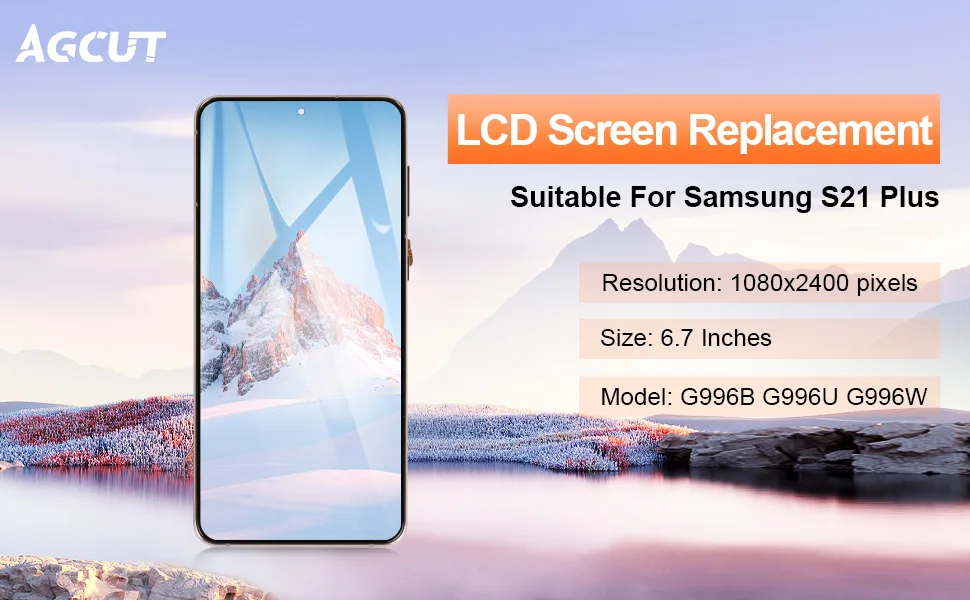Samsung S21 Plus Çıtalı Ekran Dokunmatik Gold OLED