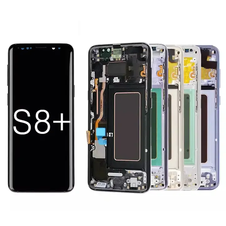 Samsung S8 Plus Çıtalı Ekran Dokunmatik Siyah A Plus Kalite Ürün