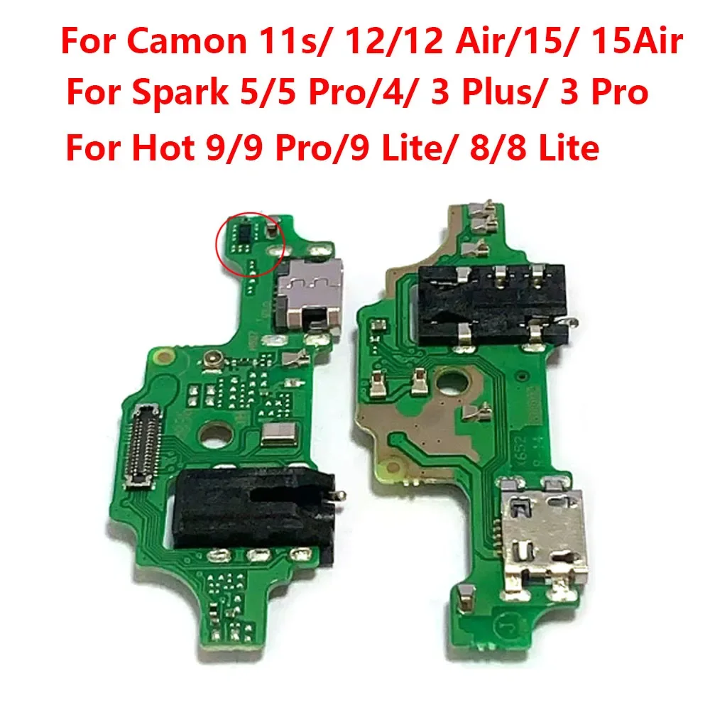 Tecno Camon 12 Air Şarj Soketli Mikrofon Bordu
