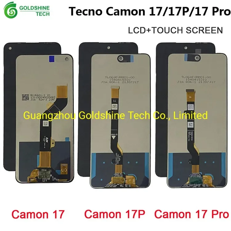 Tecno Camon 17P Ekran Dokunmatik Orijinal Çıtasız Ürün (Çerçevesiz)