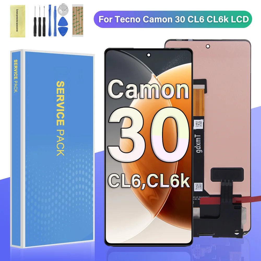Tecno Camon 30 4g/5g Ekran Dokunmatik SOFT OLED Kalite Ekran Çıtasız (Çerçevesiz)