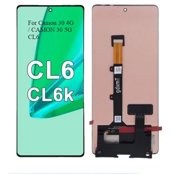 Tecno Camon 30 4g/5g Ekran Dokunmatik SOFT OLED Kalite Ekran Çıtasız (Çerçevesiz)