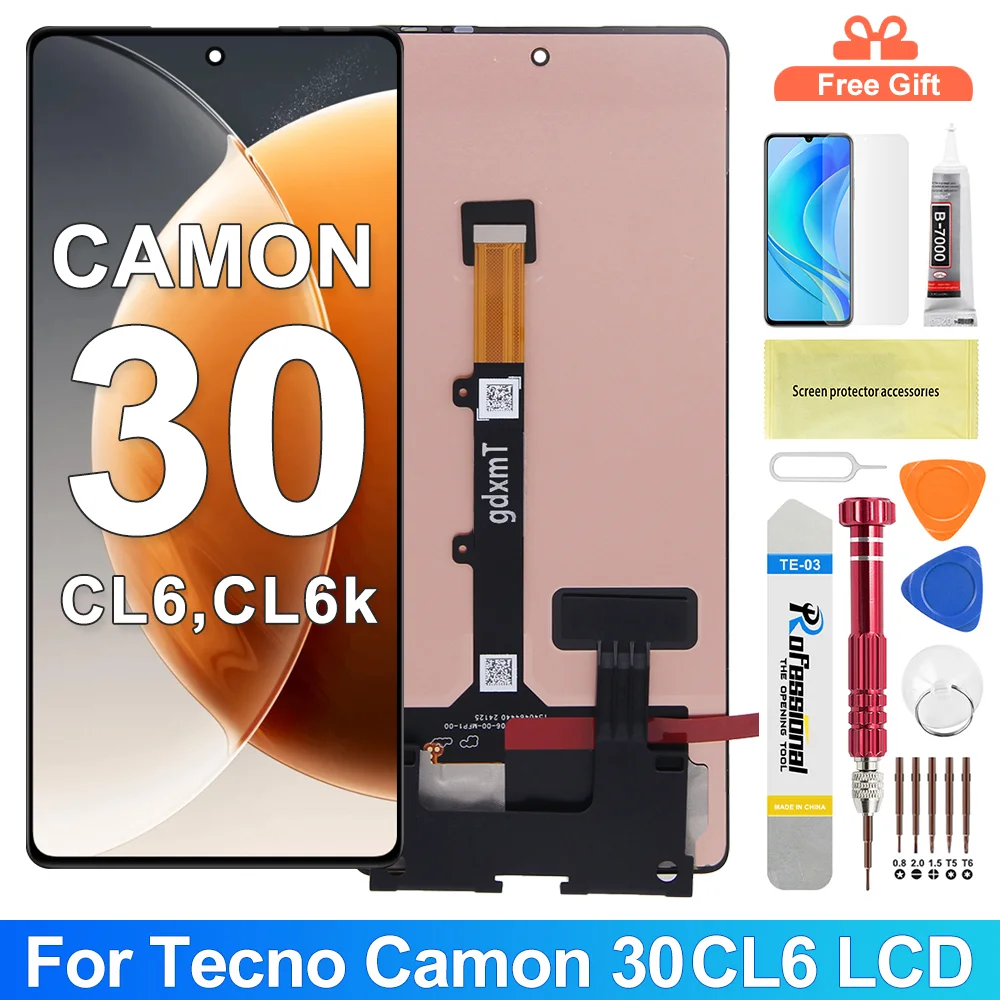 Tecno Camon 30 5G Ekran Dokunmatik A Plus Kalite Ürün Çıtasız (Çerçevesiz)