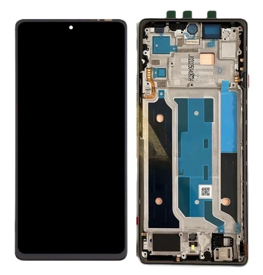 Tecno Camon 40 4G Çıtalı Ekran Dokunmatik Beyaz SOFT OLED Kalite Ekran