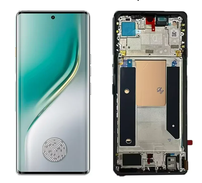 Tecno Camon 40 Pro 4G Çıtalı Ekran Dokunmatik Siyah SOFT OLED Kalite Ekran