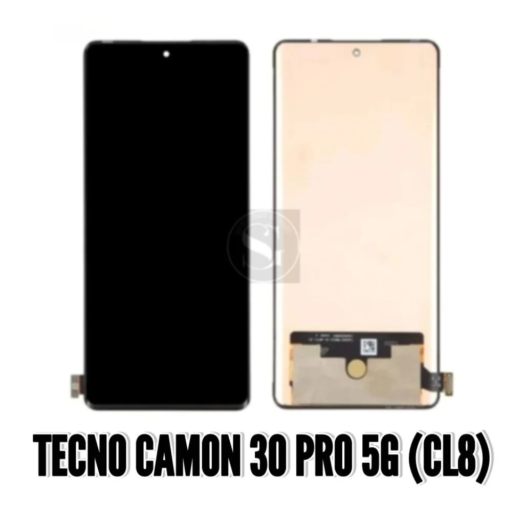 Tecno Cl8/Camon 30 Pro 5G Çıtalı Ekran Dokunmatik Silver SOFT OLED Kalite Ekran