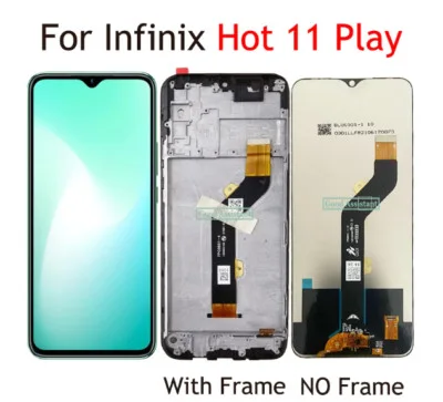 Tecno Hot 11 Play Çıtalı Ekran Dokunmatik Siyah Orijinal