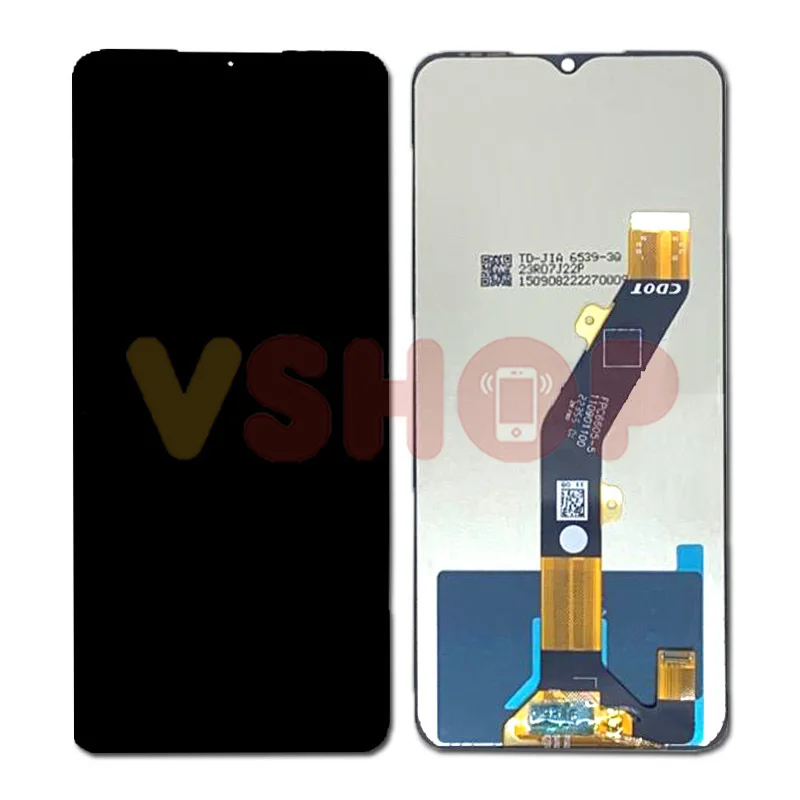 Tecno Hot 30i Çıtalı Ekran Dokunmatik Siyah Orijinal