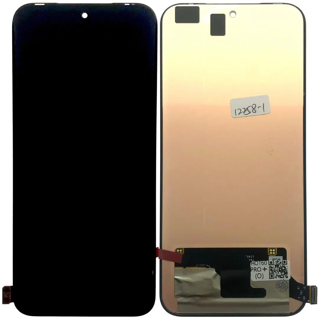 Tecno Hot 60 Pro Çıtalı Ekran Dokunmatik Silver SOFT OLED Kalite Ekran