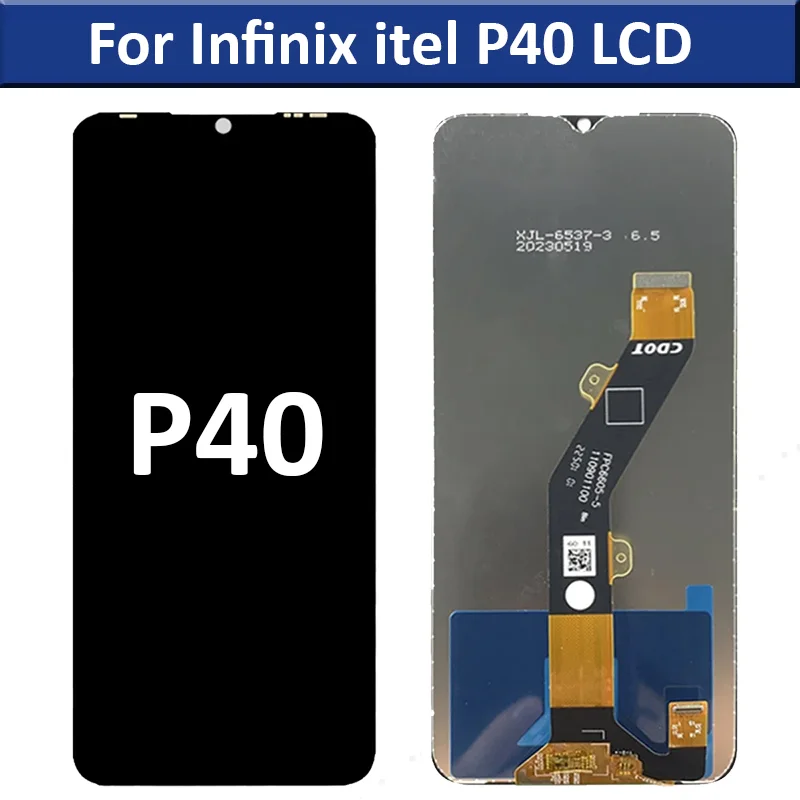 Tecno itel P40 Ekran Dokunmatik Orijinal Çıtasız Ürün (Çerçevesiz)
