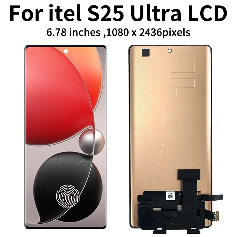 Tecno itel S25 Ekran Dokunmatik A Plus Kalite Ürün Çıtasız (Çerçevesiz)