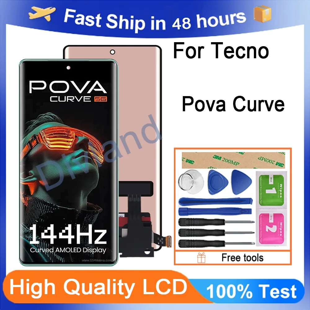 Tecno Pova Curve 5G Ekran Dokunmatik A Plus Kalite Ürün Çıtasız (Çerçevesiz)