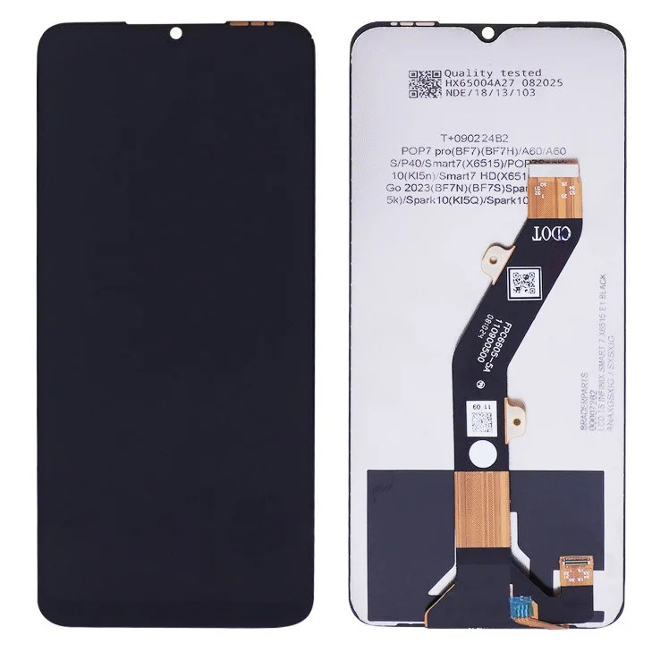 Tecno Smart 10 HD Ekran Dokunmatik Orijinal Çıtasız Ürün (Çerçevesiz)