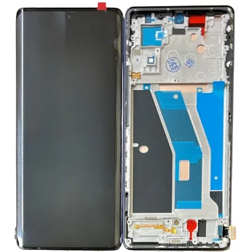 Tecno Spark 20 Pro Plus Çıtalı Ekran Dokunmatik Silver SOFT OLED Kalite Ekran