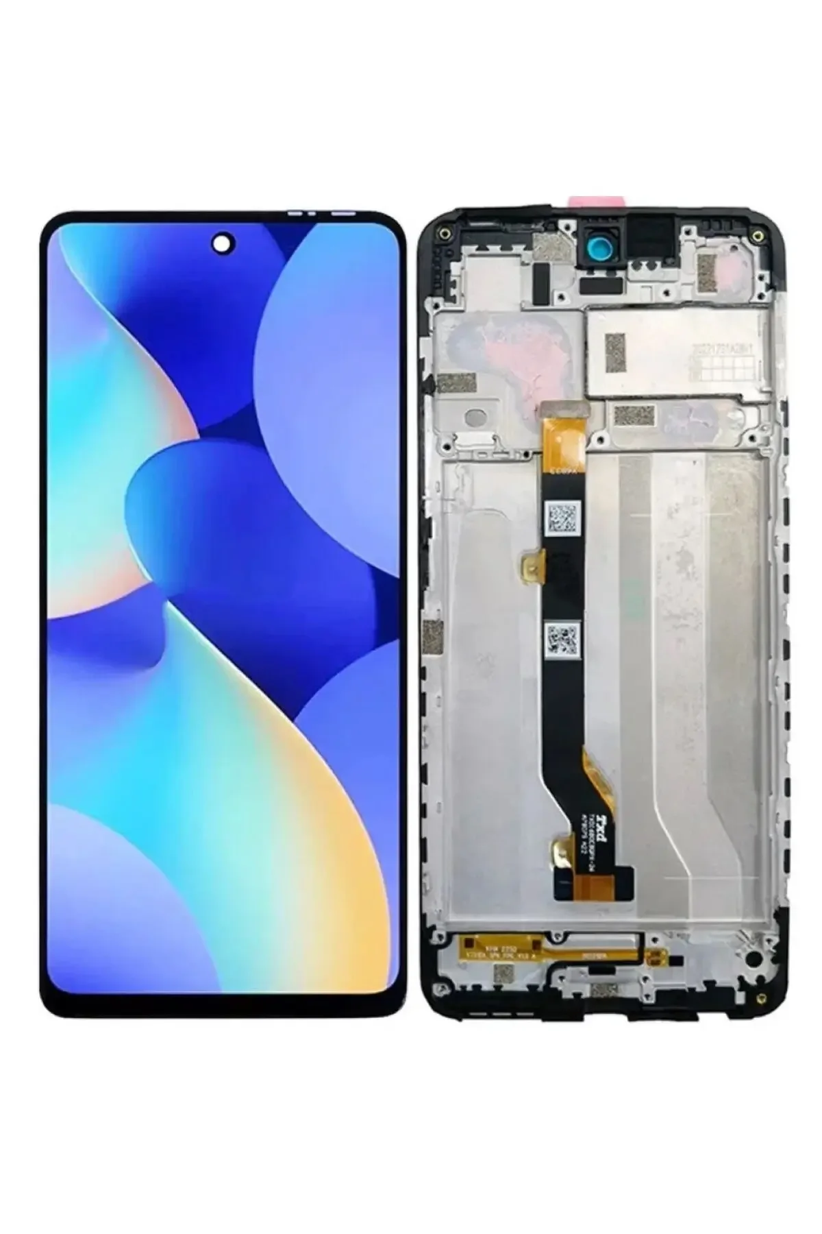 Tecno Spark 40 Pro Çıtalı Ekran Dokunmatik Silver SOFT OLED Kalite Ekran