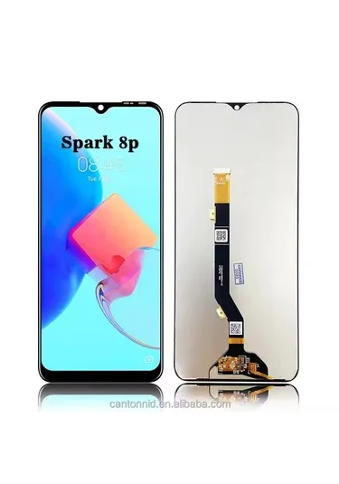Tecno Spark 8P Ekran Dokunmatik Orijinal Çıtasız Ürün (Çerçevesiz)