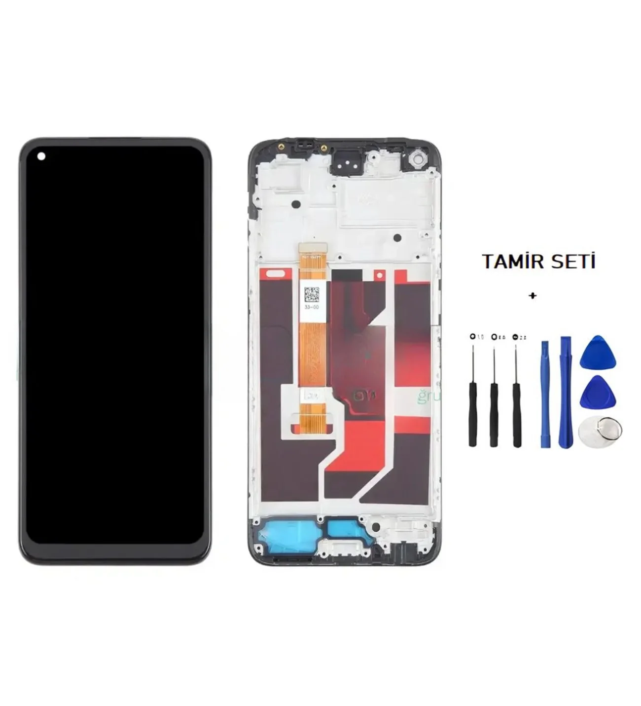 Tecno Spark Go 2024 Çıtalı Ekran Dokunmatik Siyah Orijinal