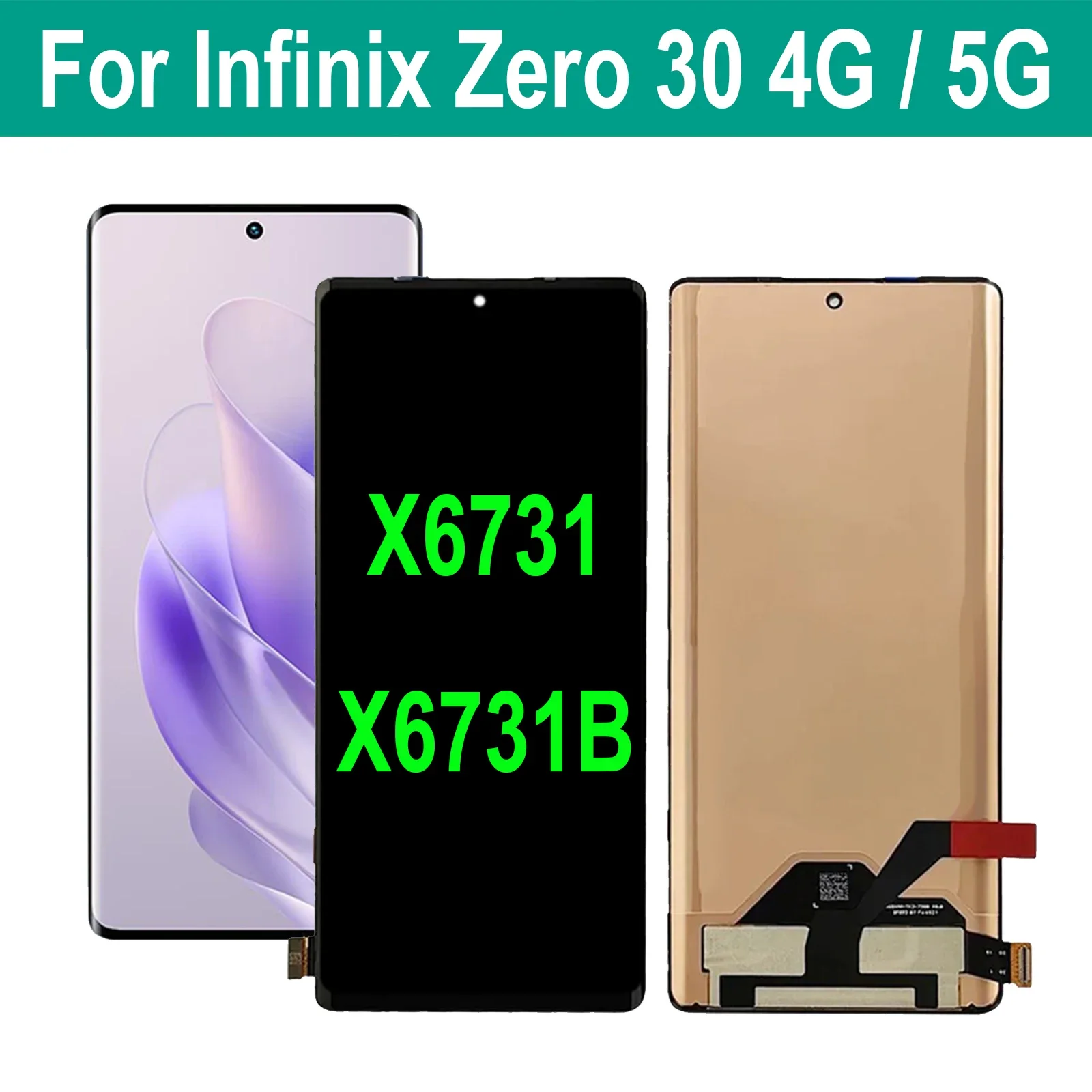 Tecno Zero 30 5G Ekran Dokunmatik A Plus Kalite Ürün Çıtasız (Çerçevesiz)