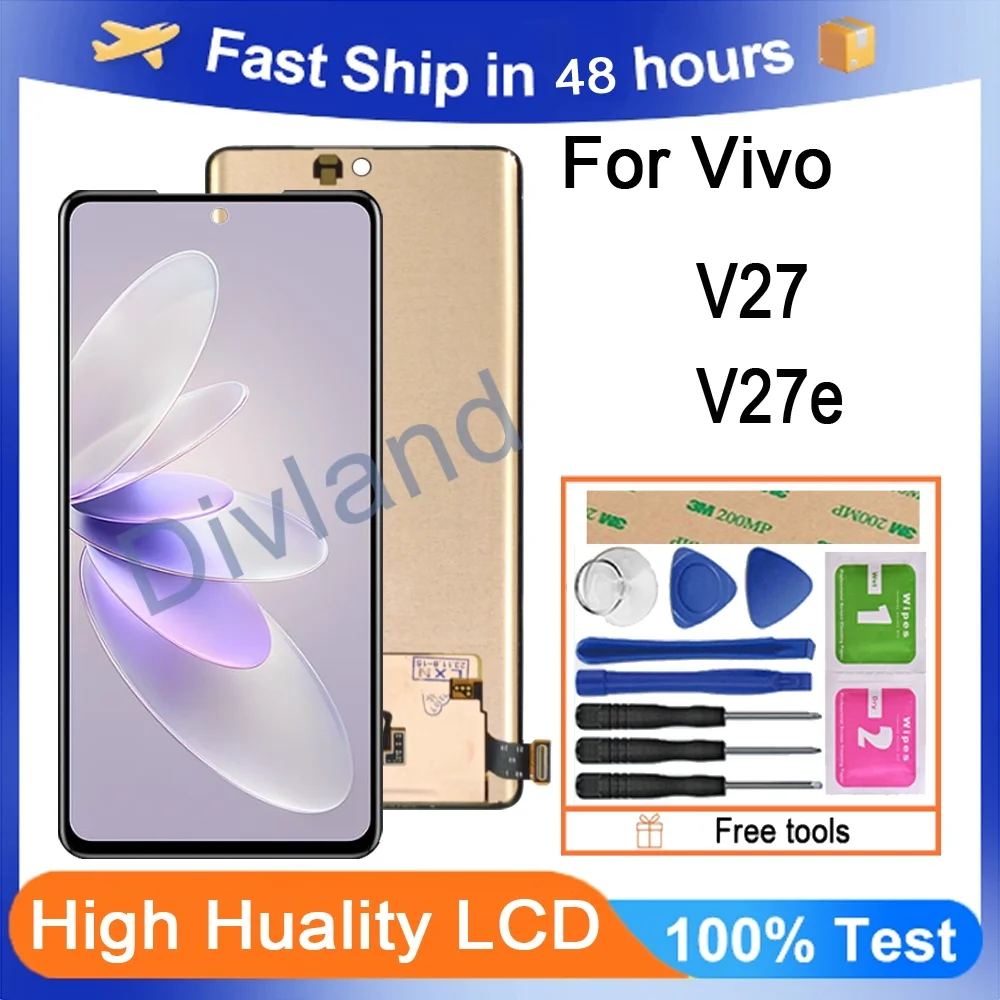 Vivo V27 Ekran Dokunmatik Orijinal Çıtasız Ürün (Çerçevesiz)