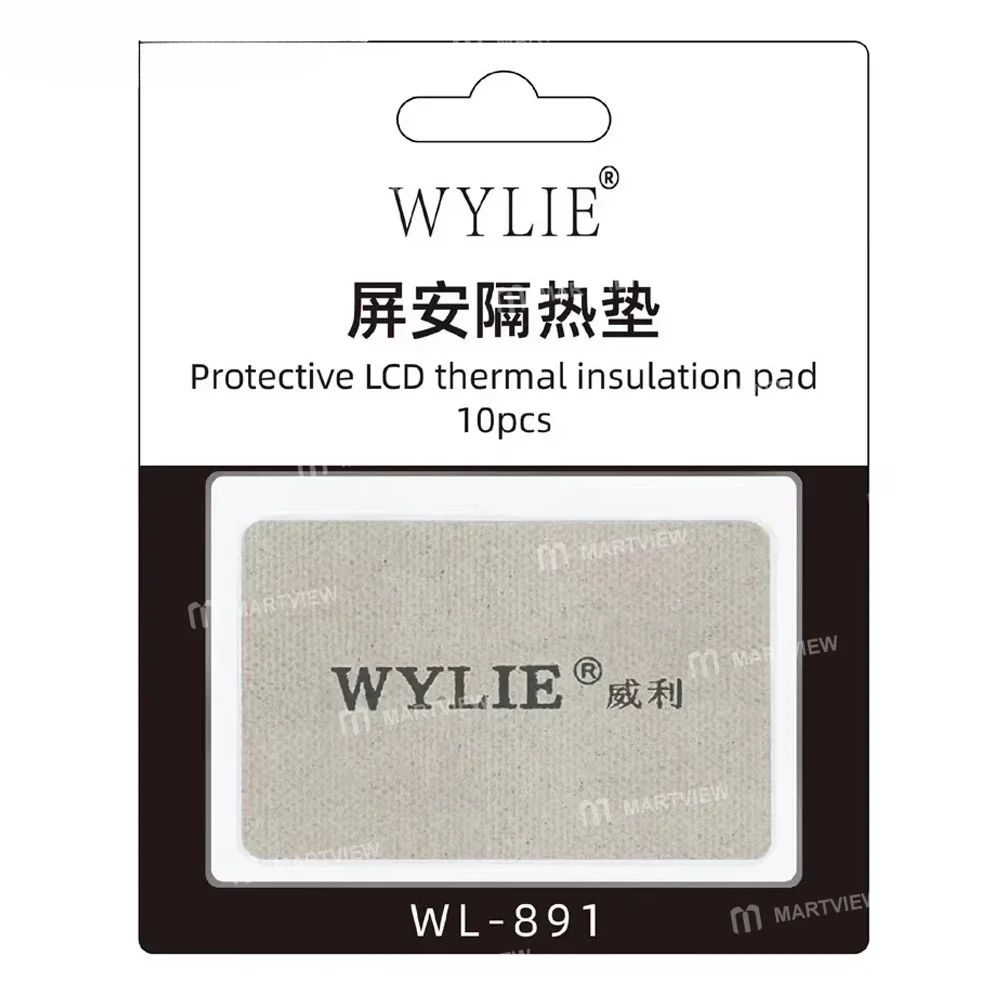 Wylie WL-891 LCD Ekran IC Transplant Koruyucu Termal Güvenlik Yalıtım Pedi – 10 Adet